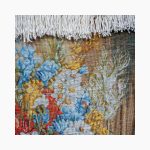 تابلو فرش دستبافت طرح گل پله کد 741281 - Image 3