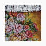 تابلو فرش دستبافت طرح گل رز کد 741282 - Image 3