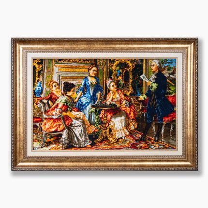 تابلو فرش دستبافت طرح شاعر جوان کد 741332