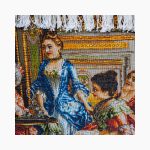 تابلو فرش دستبافت طرح شاعر جوان کد 741332 - Image 3