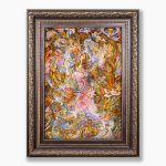 تابلو فرش دستبافت طرح بوی بهار کد 741375