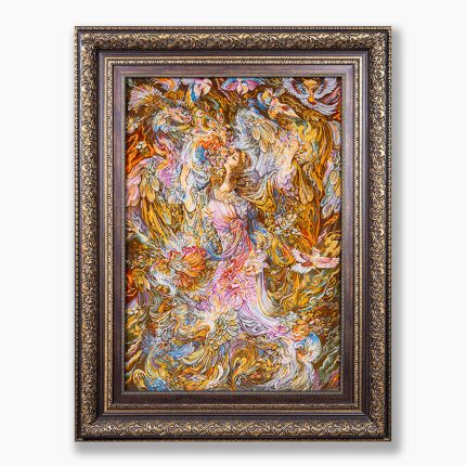 تابلو فرش دستبافت طرح بوی بهار کد 741375