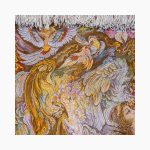 تابلو فرش دستبافت طرح بوی بهار کد 741375 - Image 3