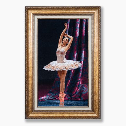 تابلو فرش دستبافت طرح رقص باله کد 741343