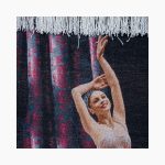 تابلو فرش دستبافت طرح رقص باله کد 741343 - Image 3