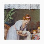 تابلو فرش دستبافت طرح مهر مادر کد 741333 - Image 3