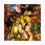 تابلو فرش دستبافت طرح نیازو نوازش کد 741377 - Image 2