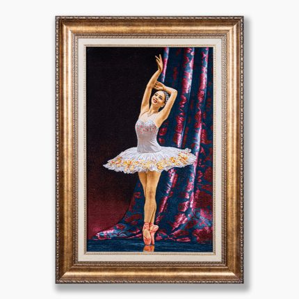 تابلو فرش دستبافت طرح رقص باله کد 741345