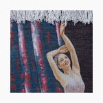 تابلو فرش دستبافت طرح رقص باله کد 741345 - Image 3