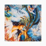 تابلو فرش دستبافت طرح رستن کد 741378 - Image 2