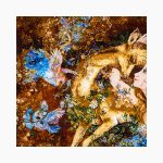 تابلو فرش دستبافت طرح نیاز و نوازش کد 741379 - Image 2