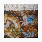 تابلو فرش دستبافت طرح نیاز و نوازش کد 741379 - Image 3