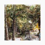 تابلو فرش دستبافت طرح مرداب کد 7412617 - Image 2