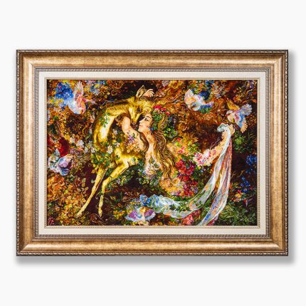 تابلو فرش دستبافت طرح نیازو نوارش کد 7413710