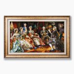 تابلو فرش دستبافت طرح شب شعر کد 741334