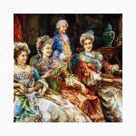 تابلو فرش دستبافت طرح شب شعر کد 741334 - Image 2