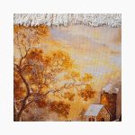 تابلو فرش دستبافت طرح زمستان کد 7412618 - Image 3