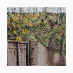 تابلو فرش دستبافت طرح منظره کوچه باغ کد 7412552 - Image 3