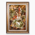 تابلو فرش دستبافت طرح عطوفت کد 7413715