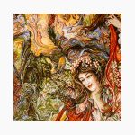 تابلو فرش دستبافت طرح عطوفت کد 7413715 - Image 2