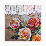 تابلو فرش دستبافت طرح گل رز کد 741272 - Image 3