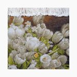 تابلو فرش دستبافت طرح گل لاله کد 741273 - Image 3