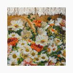 تابلو فرش دستبافت طرح گل سید ملیسا کد 741279 - Image 3