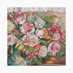 تابلو فرش دستبافت طرح گل رز کد 7412710 - Image 3