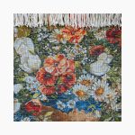 تابلو فرش دستبافت طرح گل لاله و شقایق کد 7412711 - Image 3