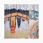 تابلو فرش دستبافت طرح وان یکاد کعبه مدینه کد 741298 - Image 3