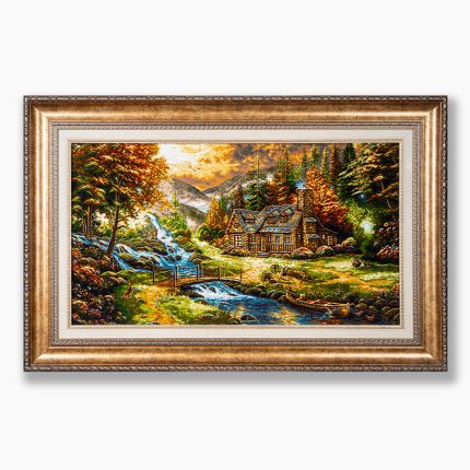 تابلو فرش دستبافت طرح منظره توماس کد 741265