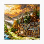 تابلو فرش دستبافت طرح منظره توماس کد 741265 - Image 2