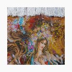 تابلو فرش دستبافت طرح گرمای عشق کد 741372 - Image 3