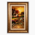 تابلو فرش دستبافت طرح غروب کد 7412912