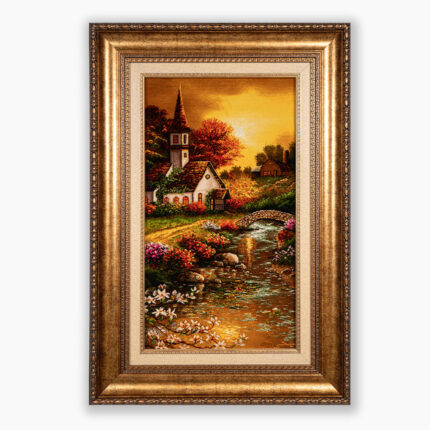 تابلو فرش دستبافت طرح غروب کد 7412912