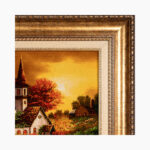 تابلو فرش دستبافت طرح غروب کد 7412912 - Image 2