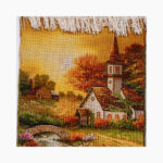 تابلو فرش دستبافت طرح غروب کد 7412912 - Image 4