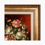 تابلو فرش دستبافت طرح گل کنسول کد 741285 - Image 2