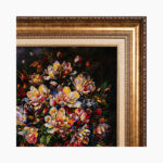 تابلو فرش دستبافت طرح گل سلطنتی کد 7412810 - Image 2