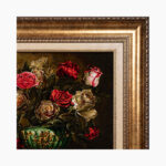 تابلو فرش دستبافت طرح گل رز کد 7412811 - Image 2