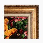 تابلو فرش دستبافت طرح طوطی کد 741325 - Image 2