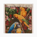 تابلو فرش دستبافت طرح طوطی کد 741325 - Image 4