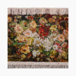 تابلو فرش دستبافت طرح گل سبد کد 7412712 - Image 4