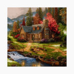 تابلو فرش دستبافت طرح رویای بهشت کد 7412621 - Image 3