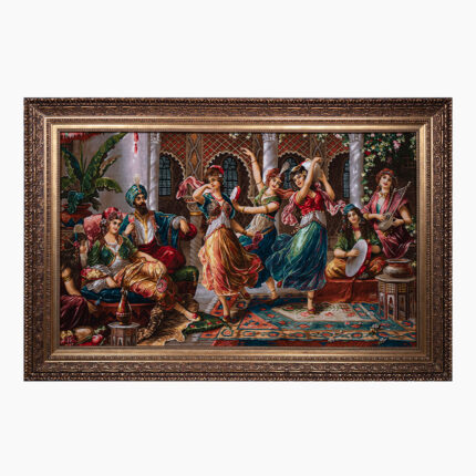 تابلو فرش دستبافت طرح رقص شرقی کد 7413318