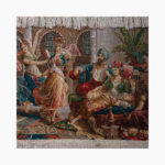 تابلو فرش دستبافت طرح رقص شرقی کد 7413318 - Image 4